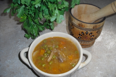 Овощной суп карри